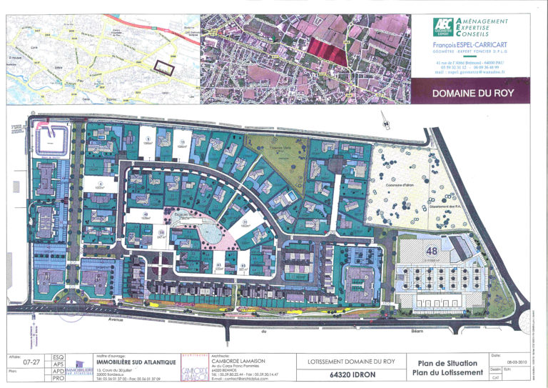 Domaine du Roy Idron Cabinet AEC géomètre-expert